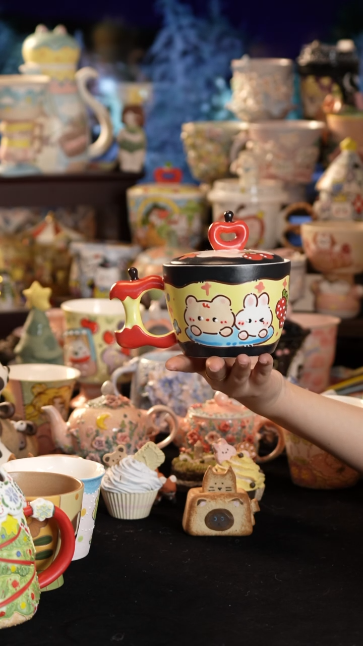 其他陶景德镇釉下彩手绘设计师款陶瓷