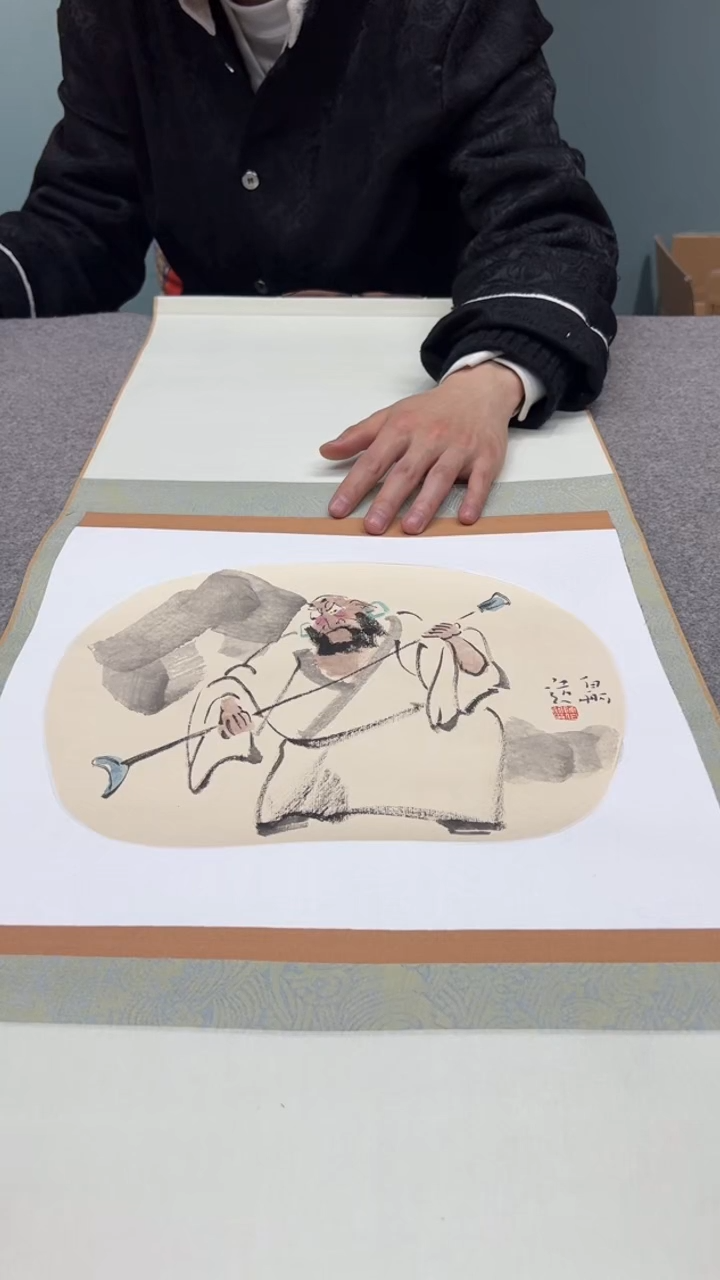 【闪购商品】绘画画陈伯舸GH200878F卷轴画