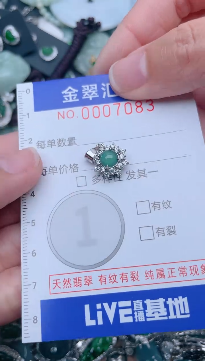 【闪购商品】翡翠颈饰未镶嵌7083...1