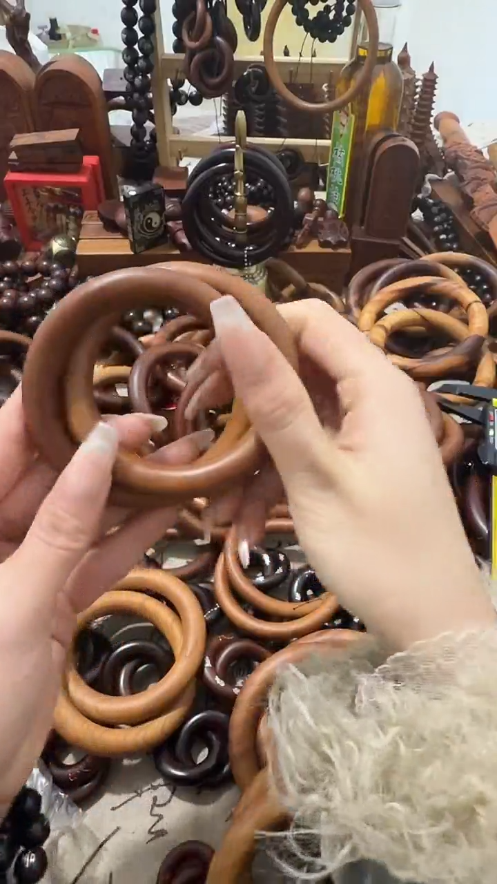 枣木乾坤圈一物一拍微瑕60