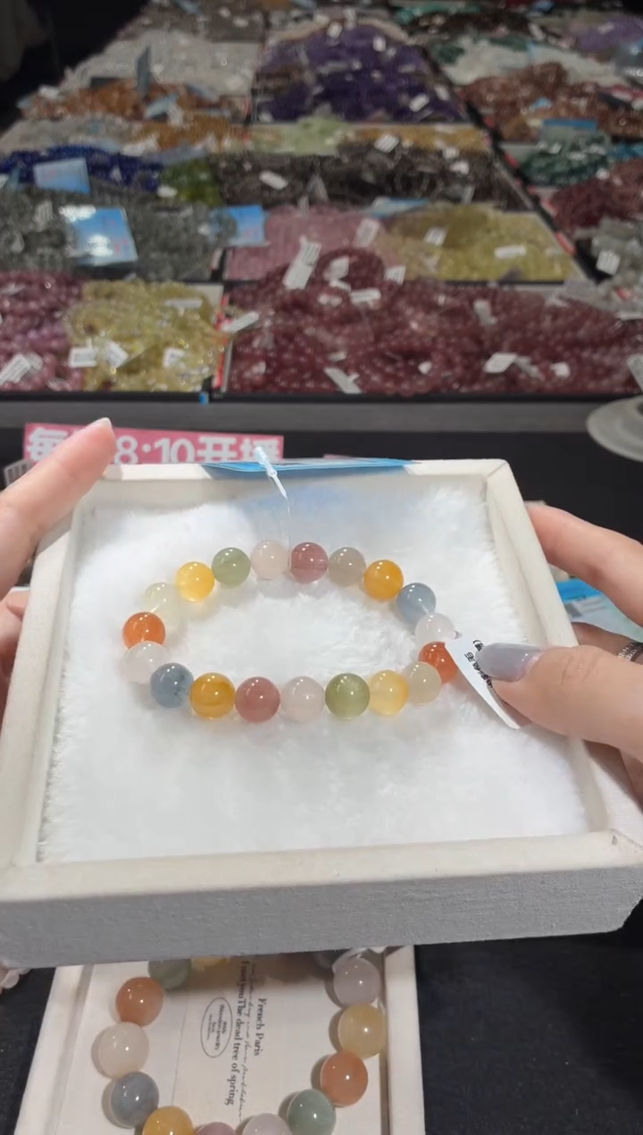 未镶嵌手链水晶384号 多样性发一Y  13+