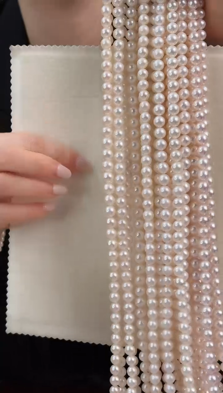 颈饰未镶嵌淡水珍珠8-9mm几乎无暇珍珠项链