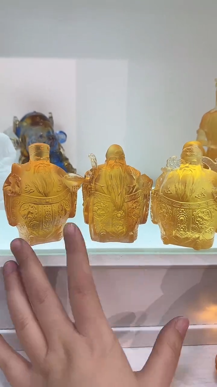 手工艺品琉璃福禄寿