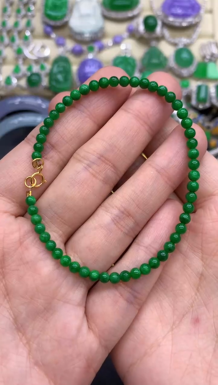 未镶嵌手串翡翠292-中国好珍宝