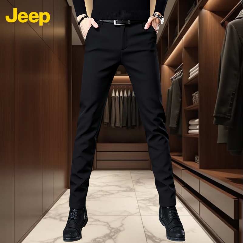 jeep吉普秋冬款痞帅日常日韩风城市都市潮流户外轻奢时尚男款西裤商品图