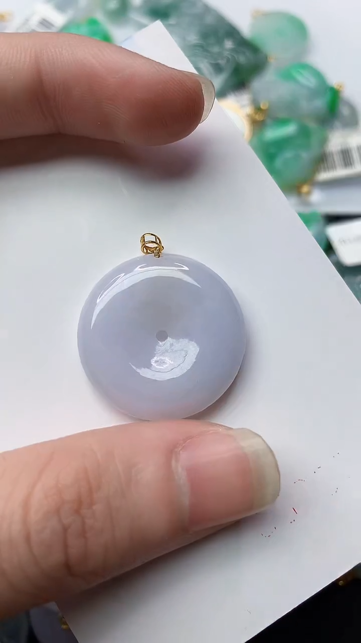 【闪购商品】翡翠颈饰18K金镶嵌13..........