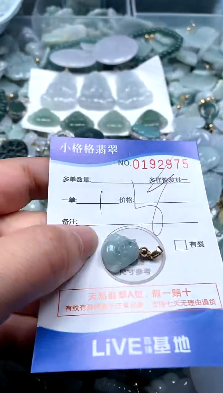 【闪购商品】翡翠颈饰未镶嵌闪购商品0192975