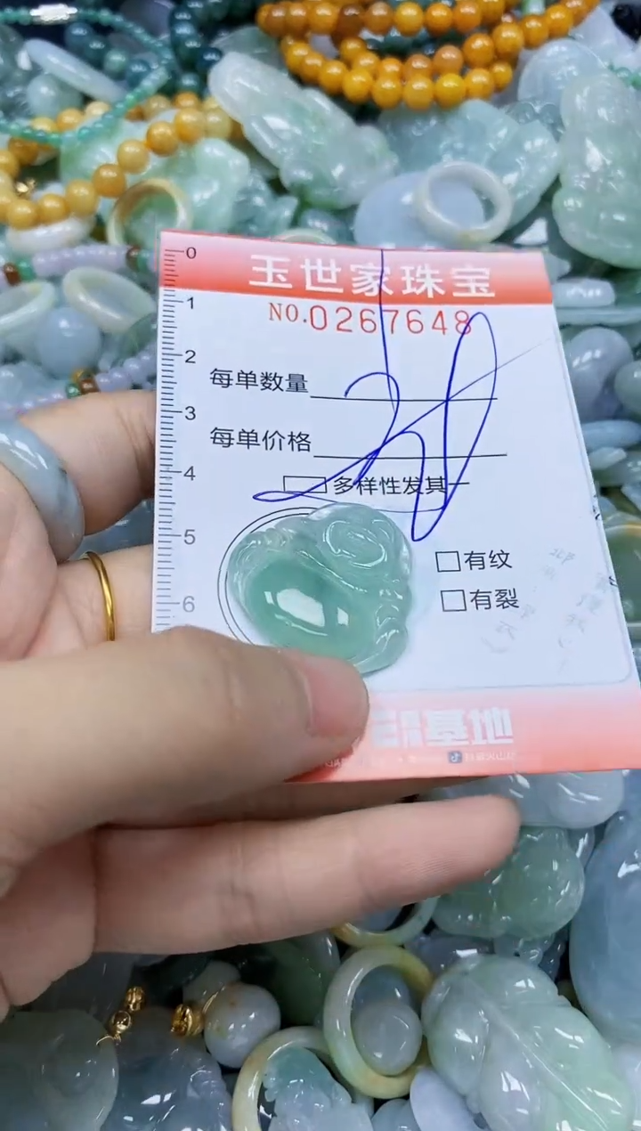 翡翠未镶嵌颈饰闪购0267648多样性发其一