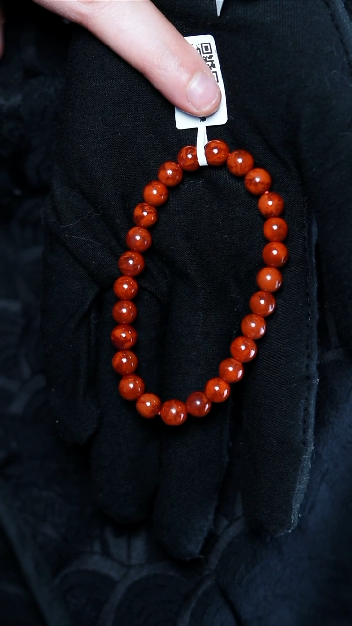 【闪购商品】南红玛瑙手串未镶嵌火焰@@SCHY单-7m手工