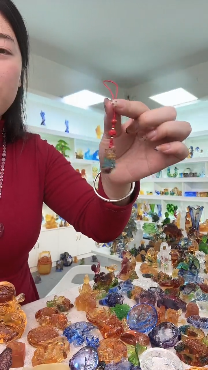 手工艺品琉璃貔貅手机链