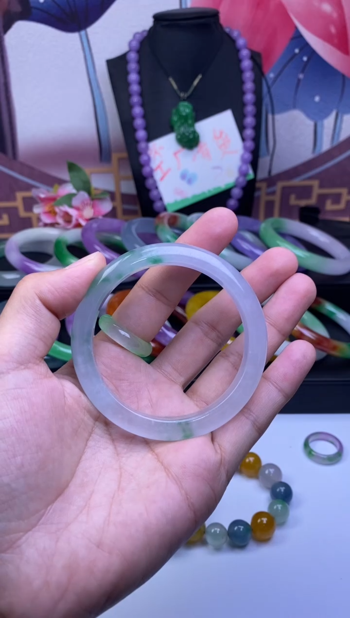 非金属仿水晶手镯