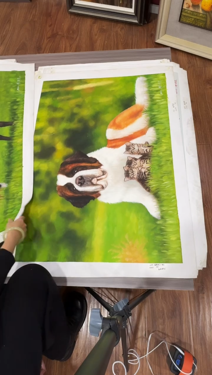 油画【161号】约90*60cm丨朝鲜原创纯手绘孤品油画丨顺丰包邮