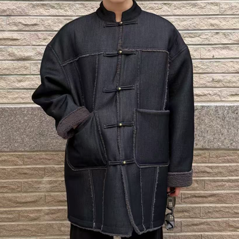 高帅帅【我爱中国】新中式 长款外套