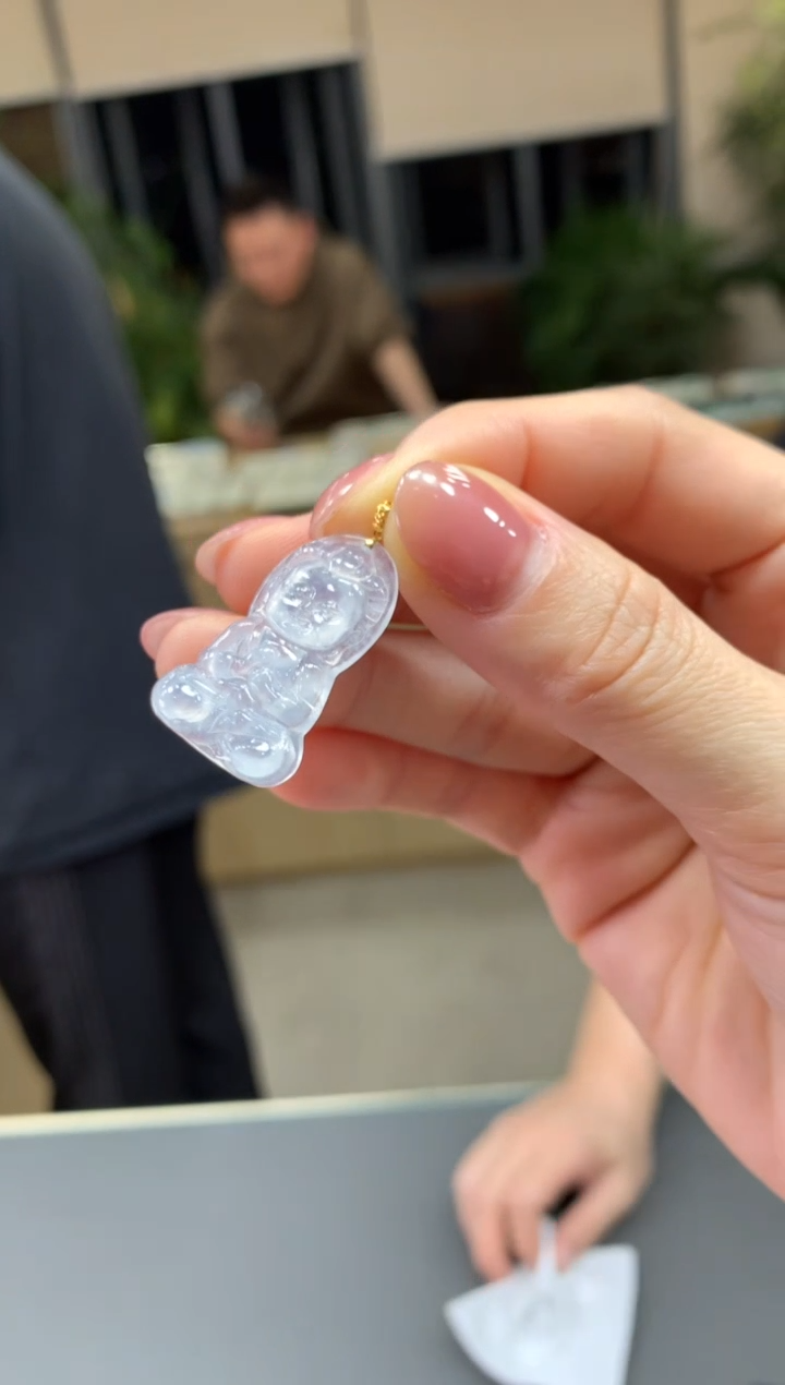【闪购商品】翡翠颈饰18K金镶嵌|不退不换