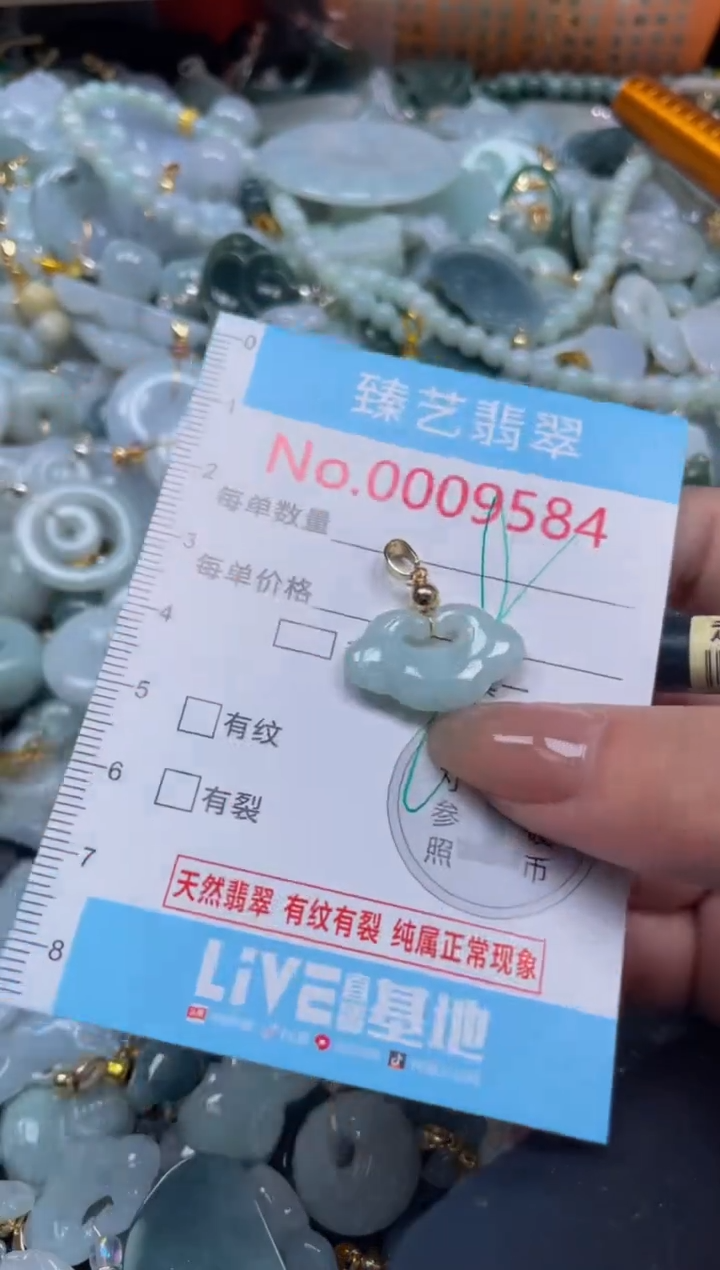 颈饰未镶嵌翡翠9584