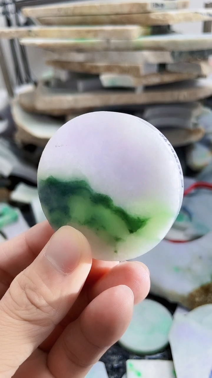 裸石翡翠天然A货翡翠板料