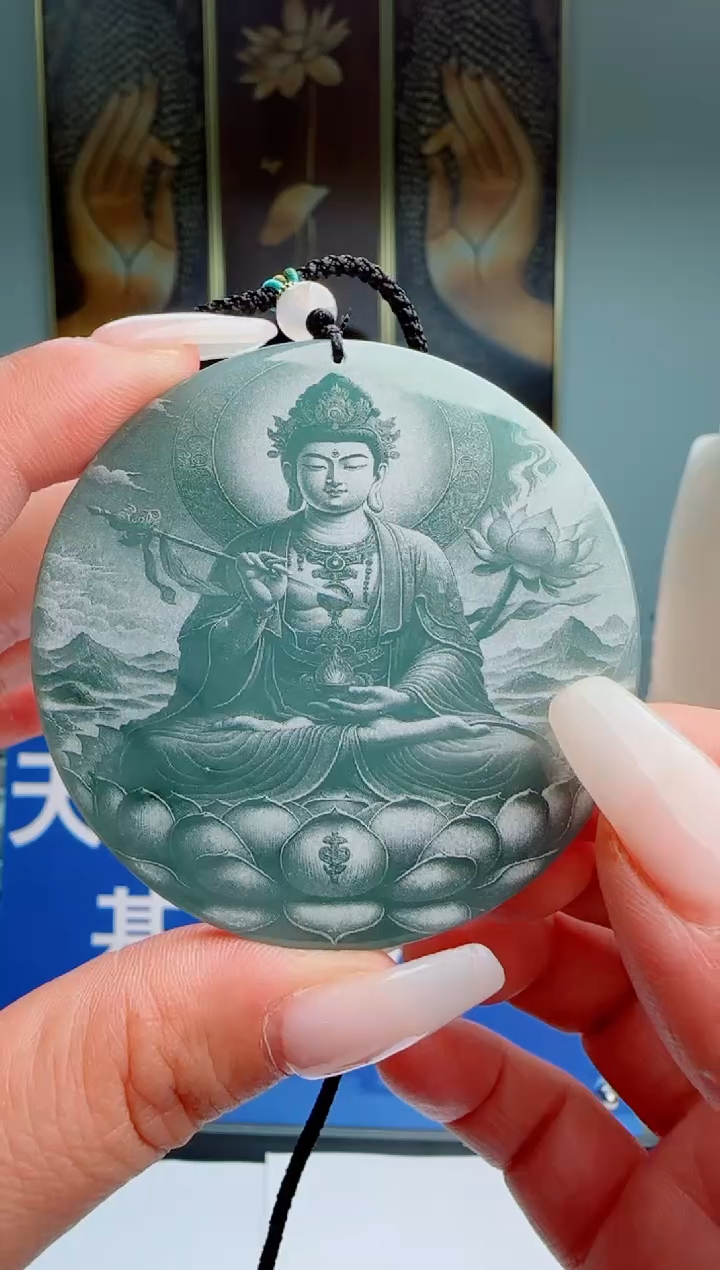 【闪购商品】翡翠颈饰未镶嵌多样性随机一件发货