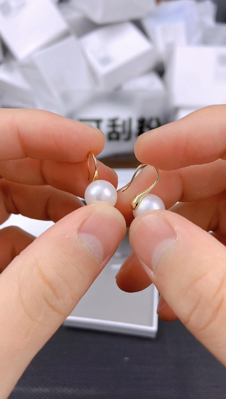 未镶嵌耳饰淡水珍珠ed1033