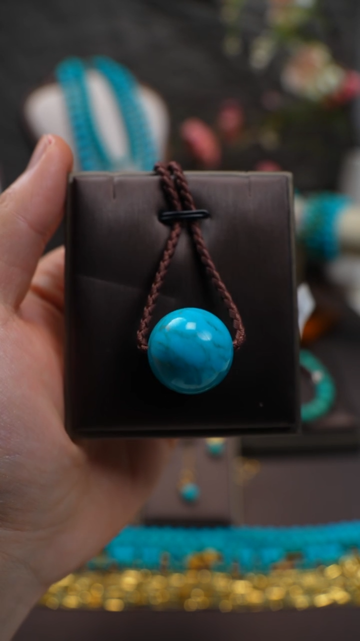 未镶嵌绿松石吊坠(赠链)_**雅1