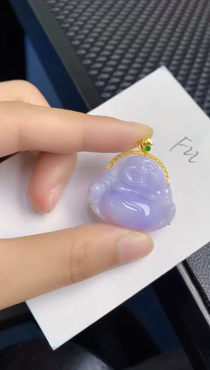 【闪购商品】翡翠颈饰18K金镶嵌000000000