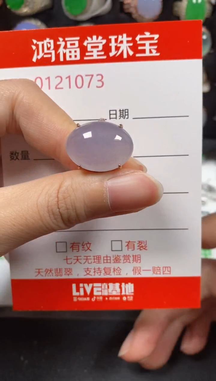 银S925镶嵌戒指翡翠1073