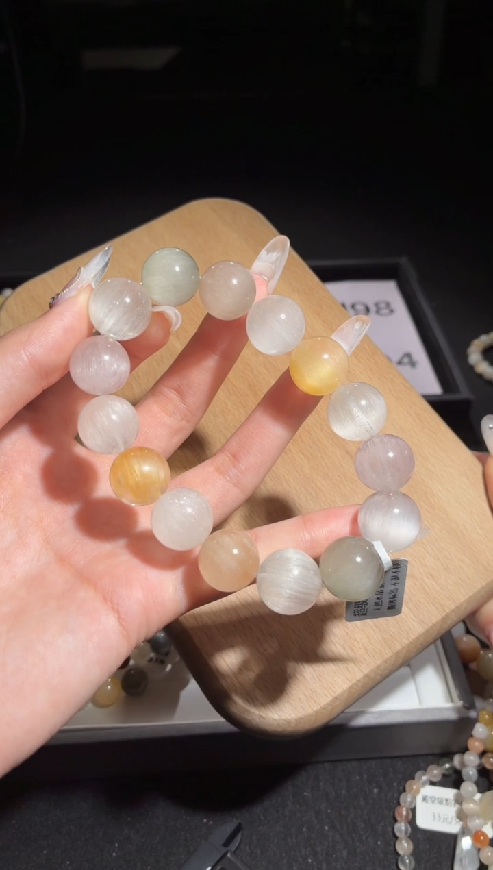 未镶嵌手链水晶197号多样性发一BB 15+