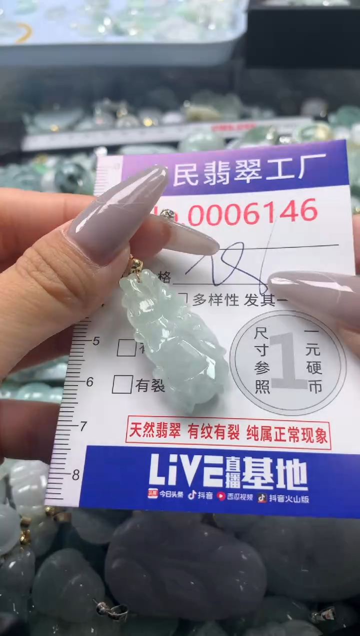 颈饰未镶嵌翡翠6146
