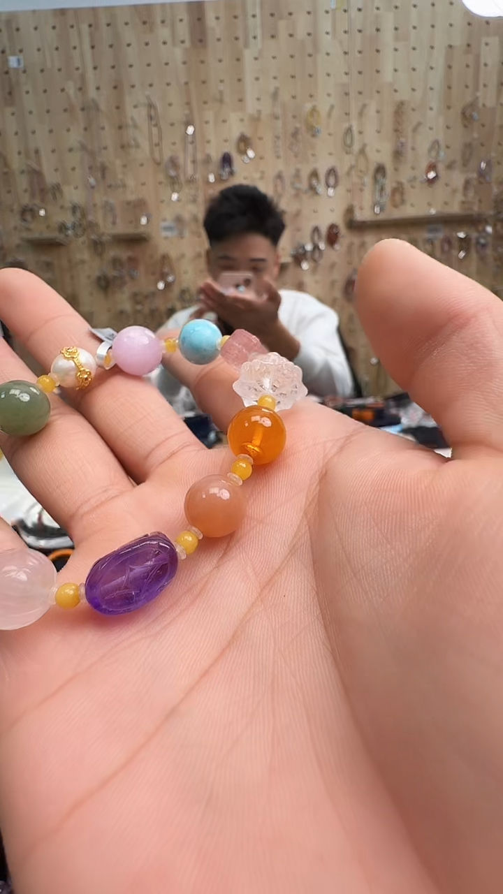 未镶嵌手链水晶大*村0529