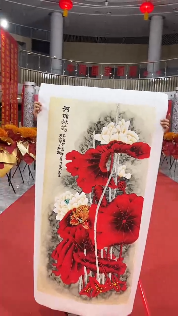 国画郑乐华手绘绘画作品31-68