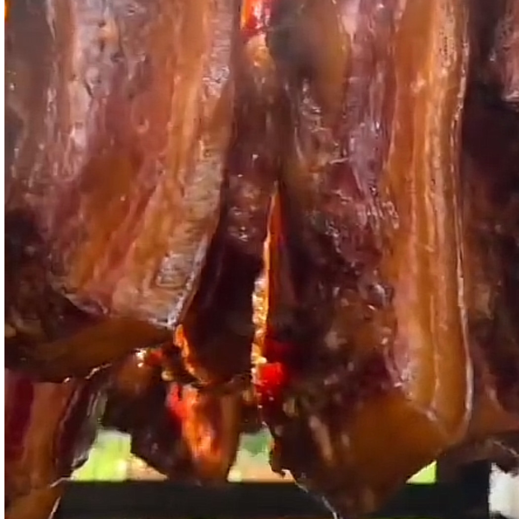 红色高桥粮食喂养烟熏腊肉（蹄子）【冬梅自营】笋