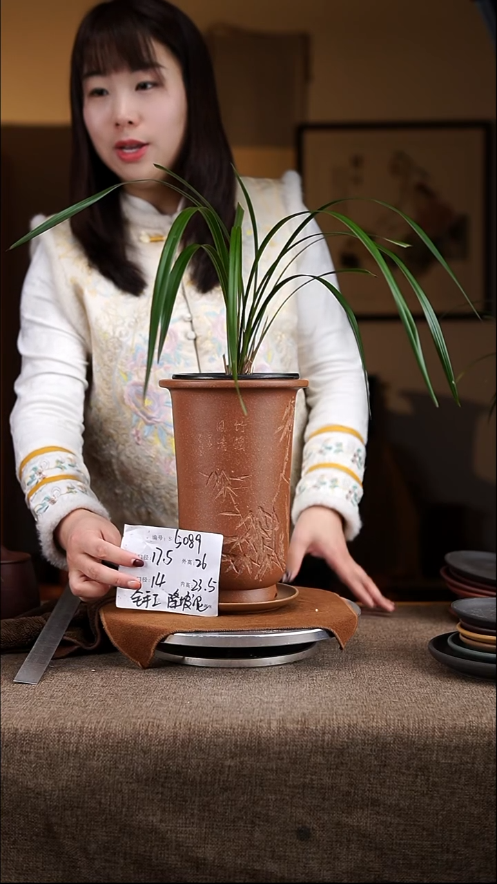 【闪购商品】紫砂花盆紫砂花盆5089+z