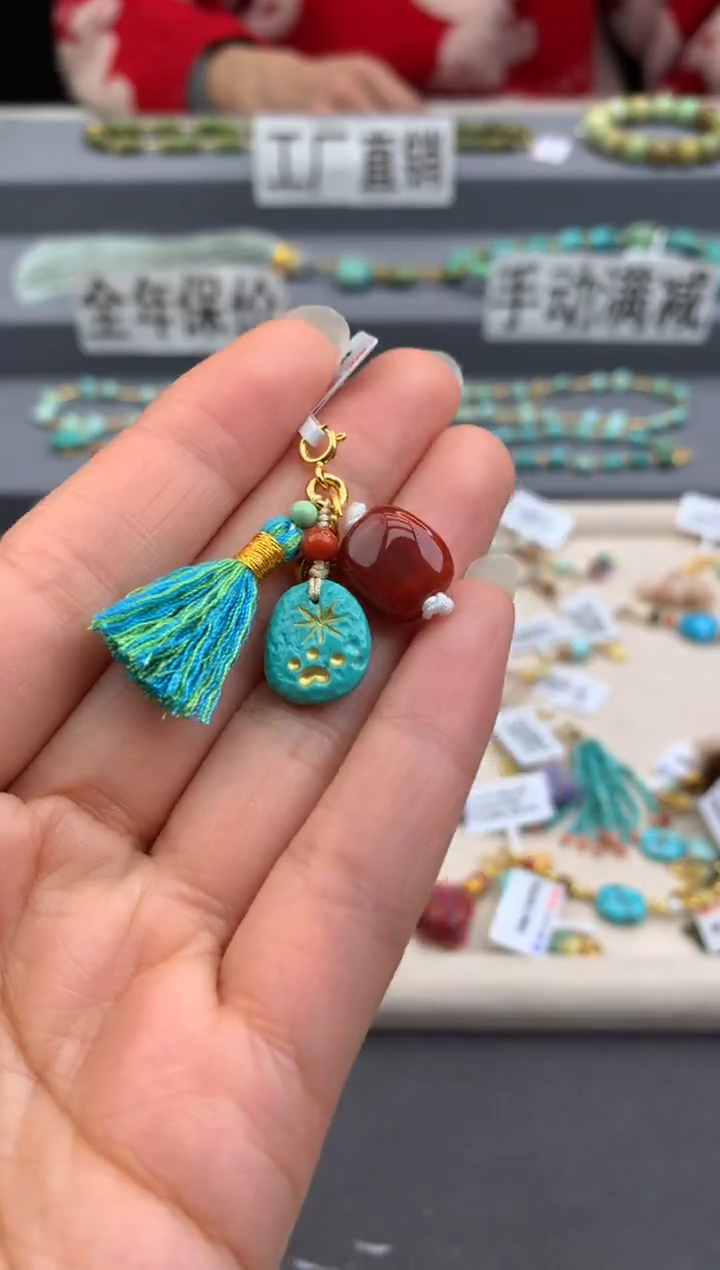 未镶嵌提溜南红玛瑙茜.D106