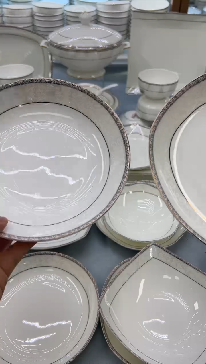 骨瓷玲珑7.5饭2个玲珑7.5方2个玲珑7.5贵龙2个 