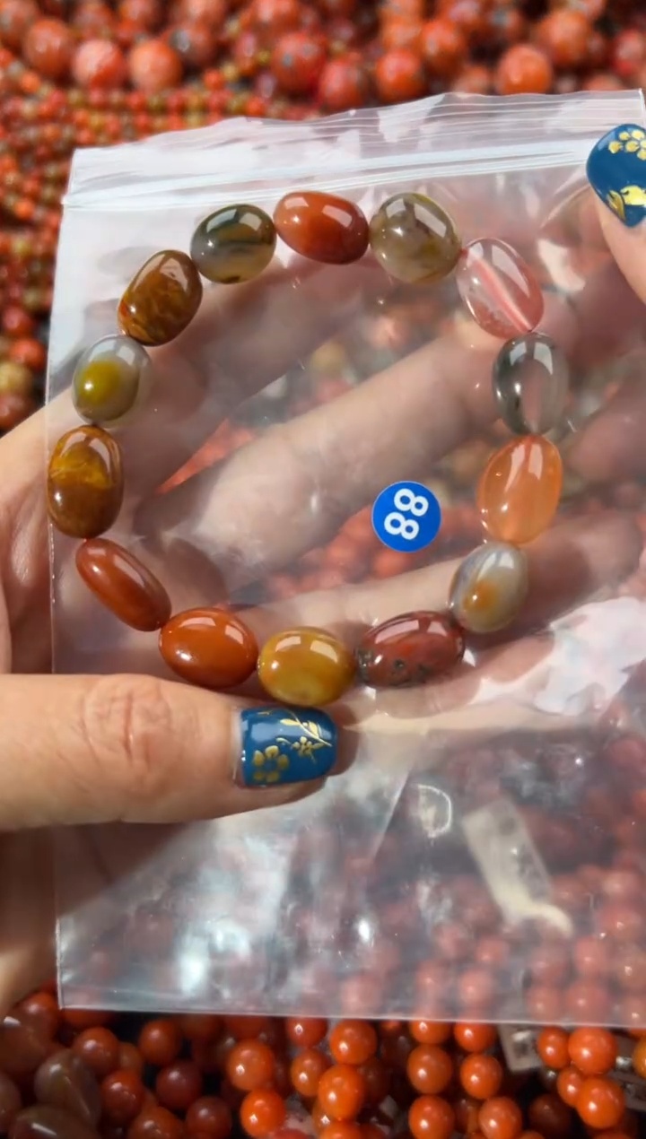 未镶嵌手串南红玛瑙10+