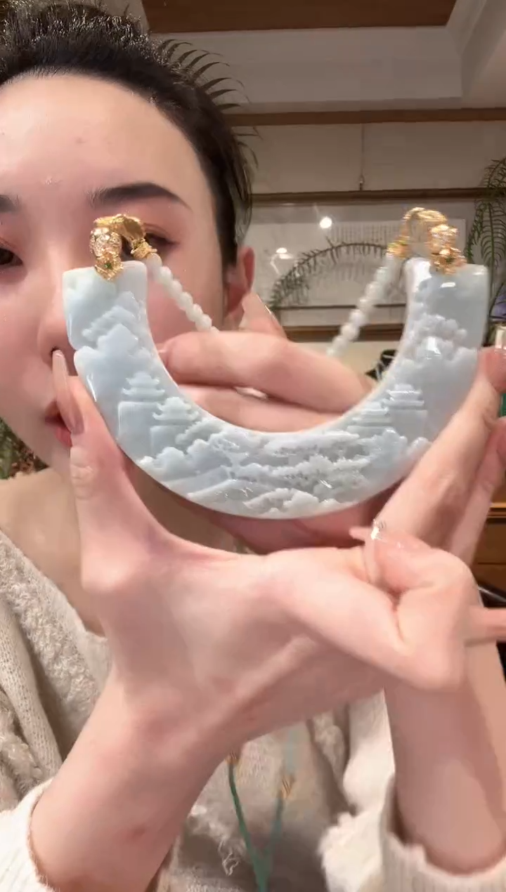 【闪购商品】翡翠颈饰未镶嵌国风