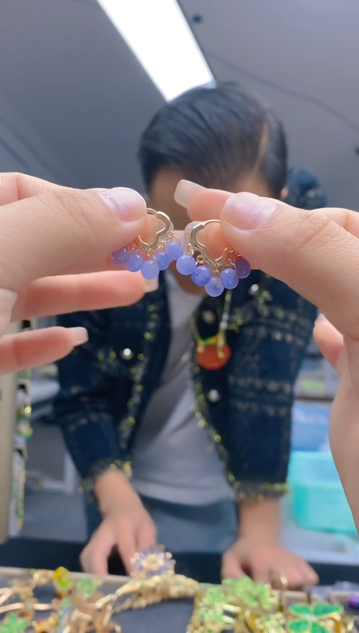 【闪购商品】翡翠耳饰合金330翡翠耳包