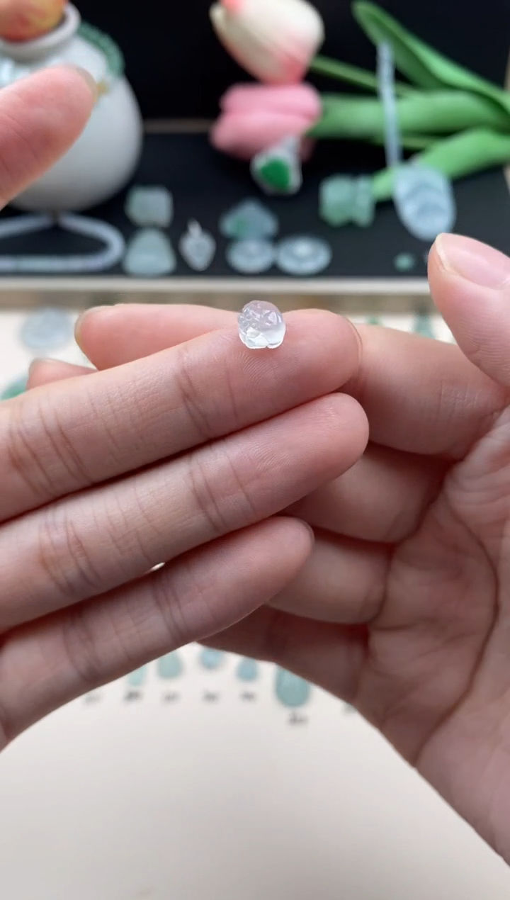 翡翠裸石翡翠金蟾