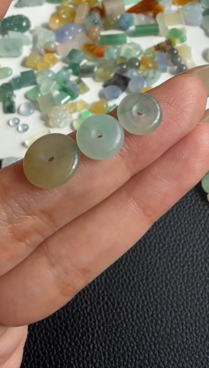 未镶嵌定制翡翠晏3个打包