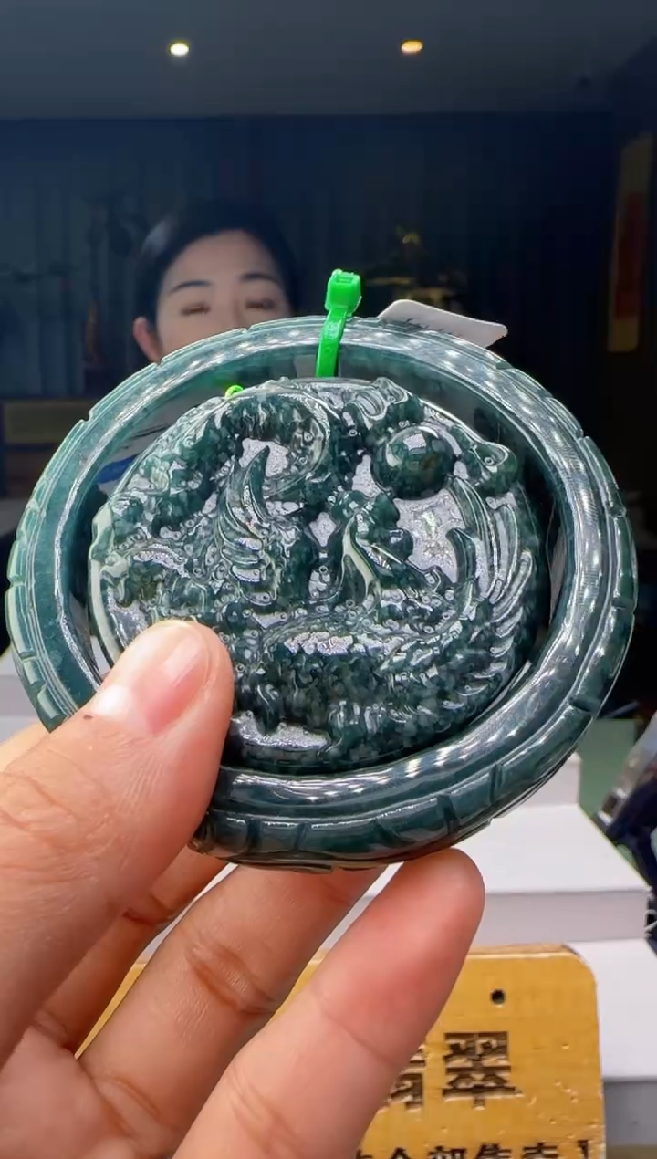 未镶嵌挂件翡翠多样性发其一HH@@60B7JFZ01#60