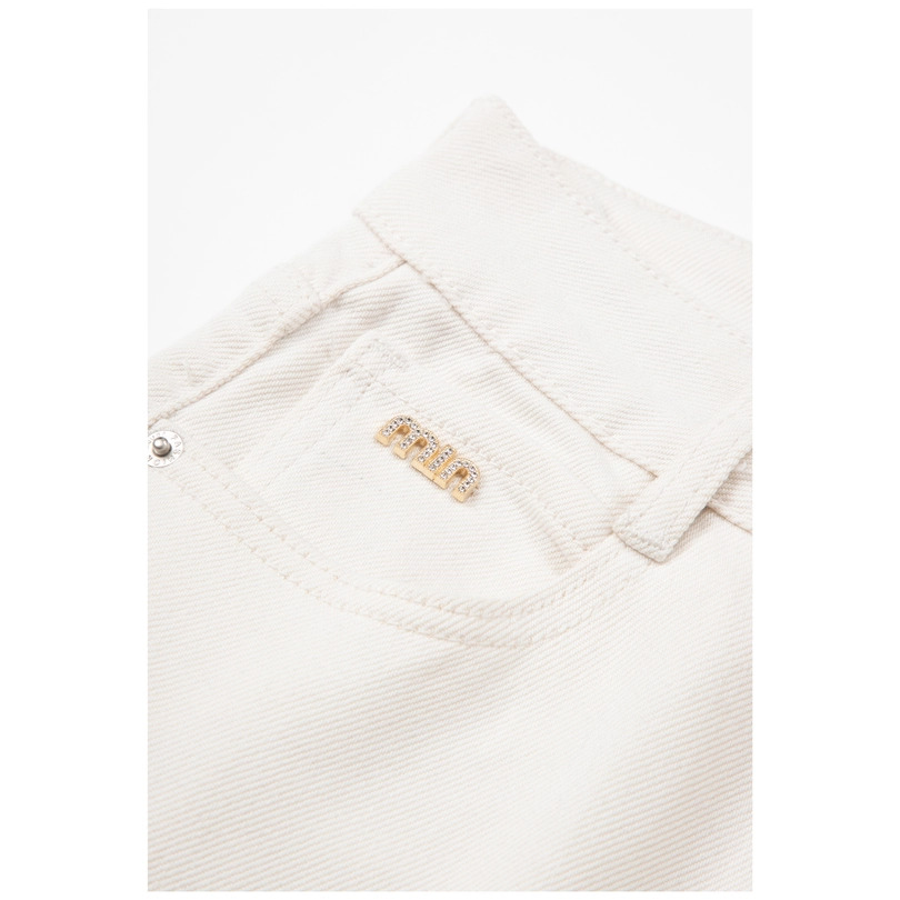 中高腰长裤夏季高腰九分裤静奢洗简约女牛仔裤