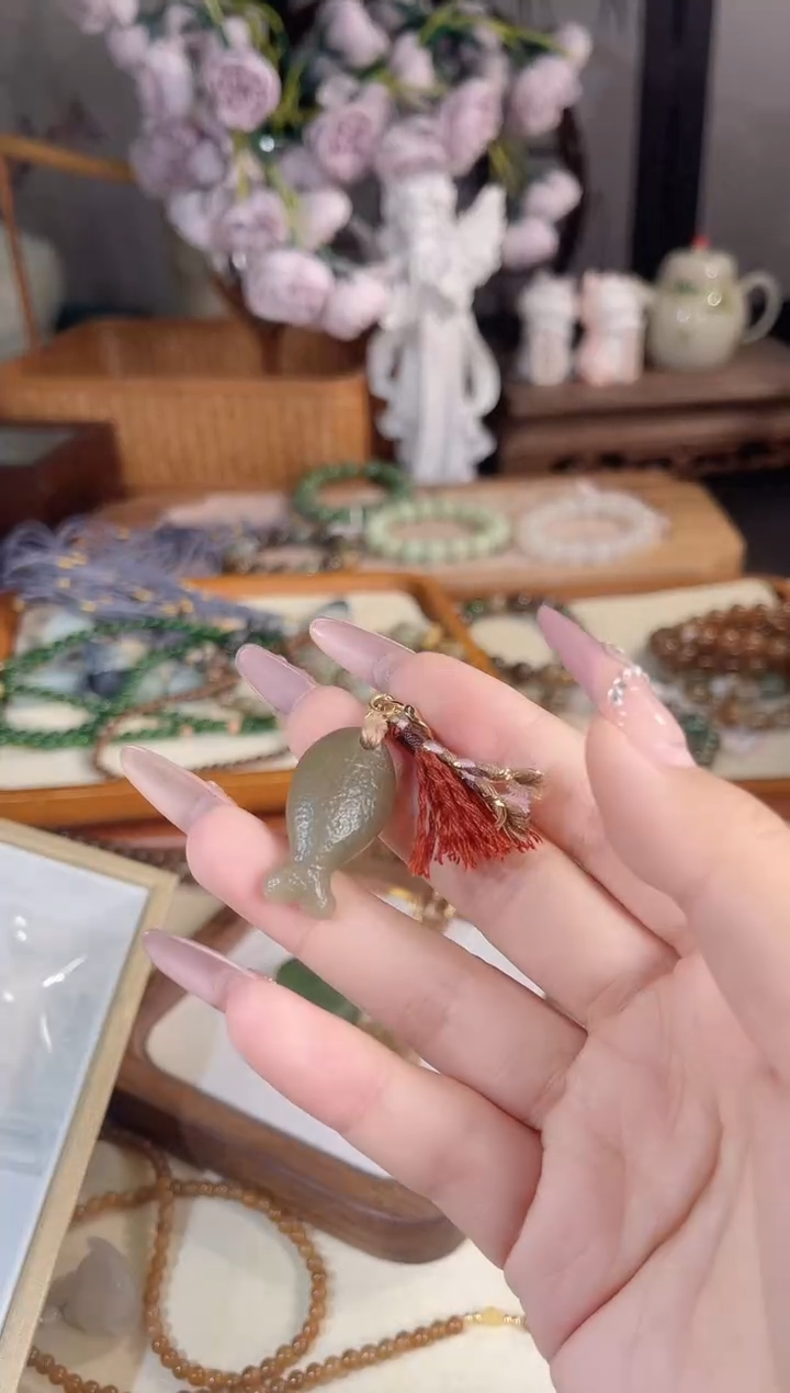 银S925镶嵌和田玉耳饰多样性发其一孤品默认微瑕