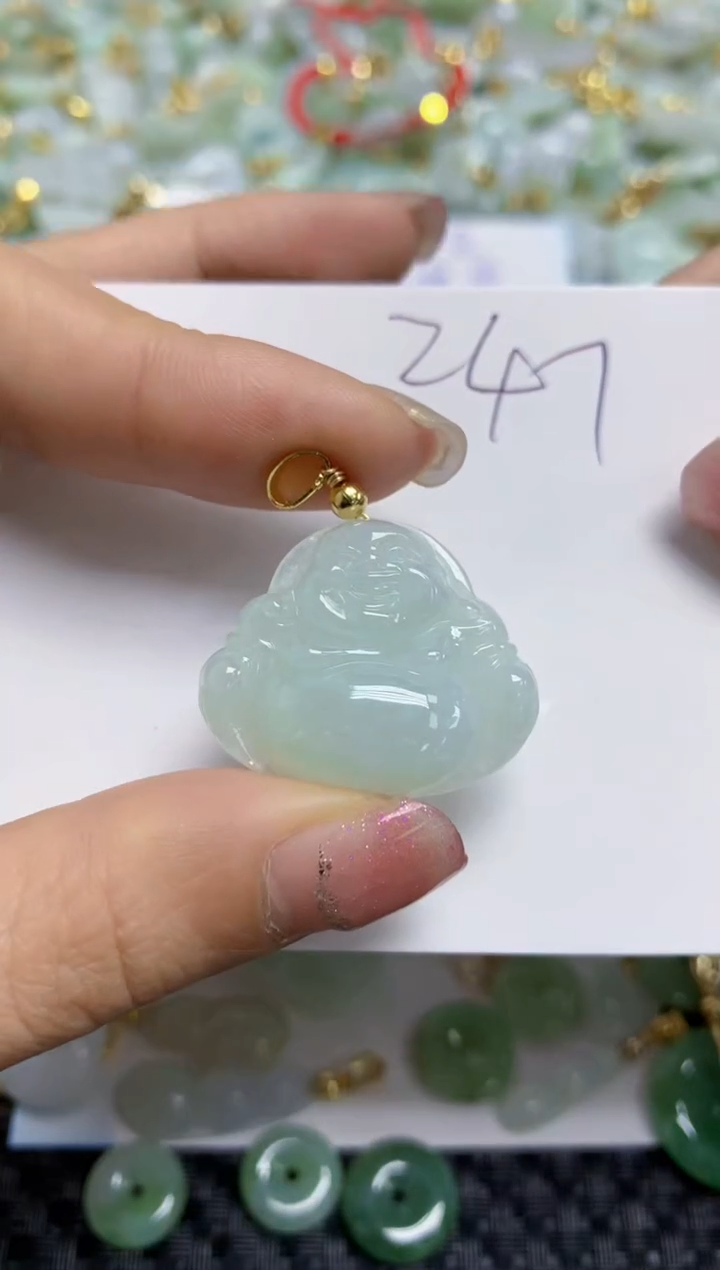 【闪购商品】翡翠颈饰合金天然A货翡翠