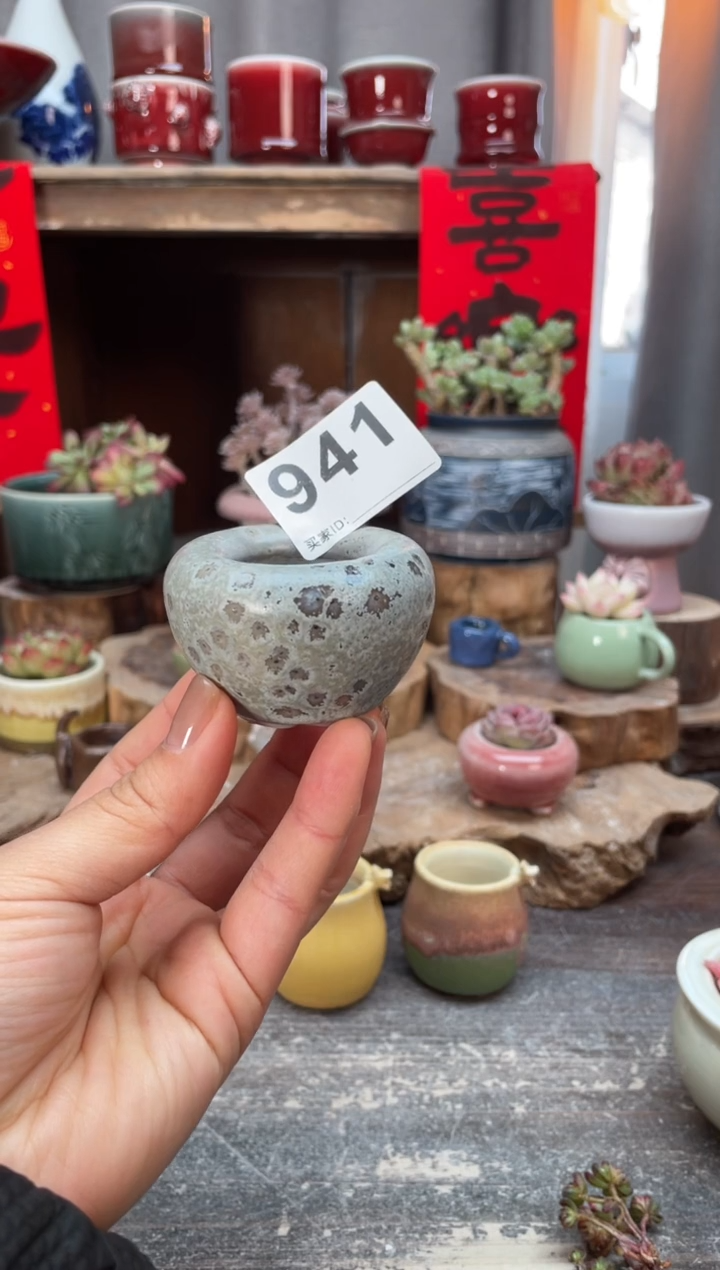 【闪购商品】摆件941知木小芳花盆