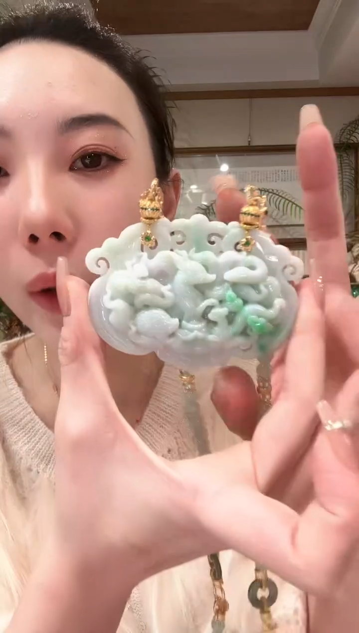 【闪购商品】翡翠颈饰未镶嵌国风