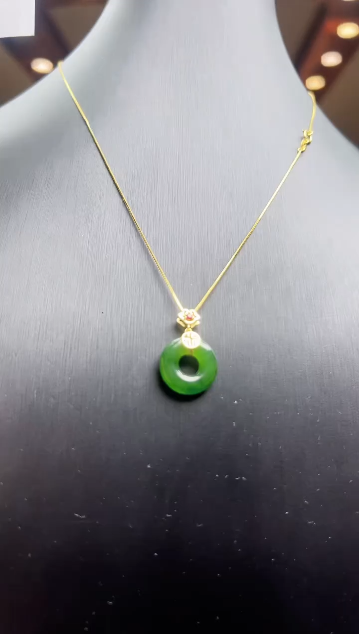 【闪购商品】和田玉挂件银S925镶嵌一个 多样性发1件