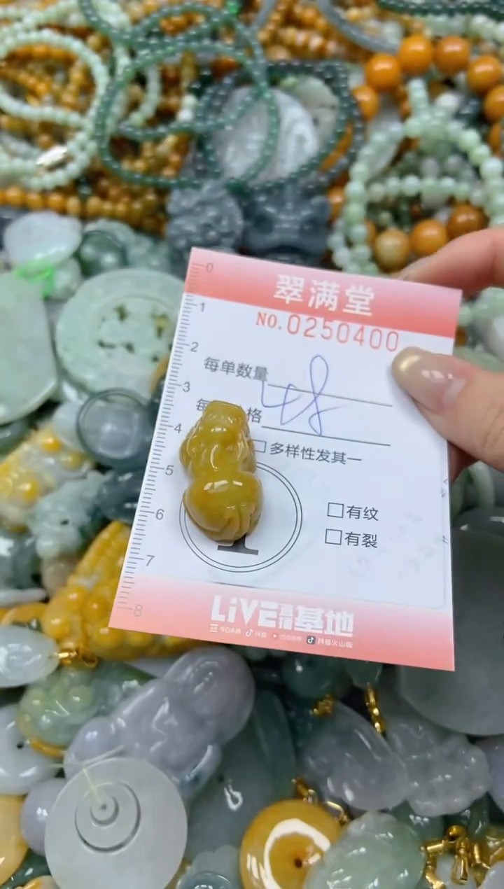 未镶嵌挂件翡翠闪购0250400