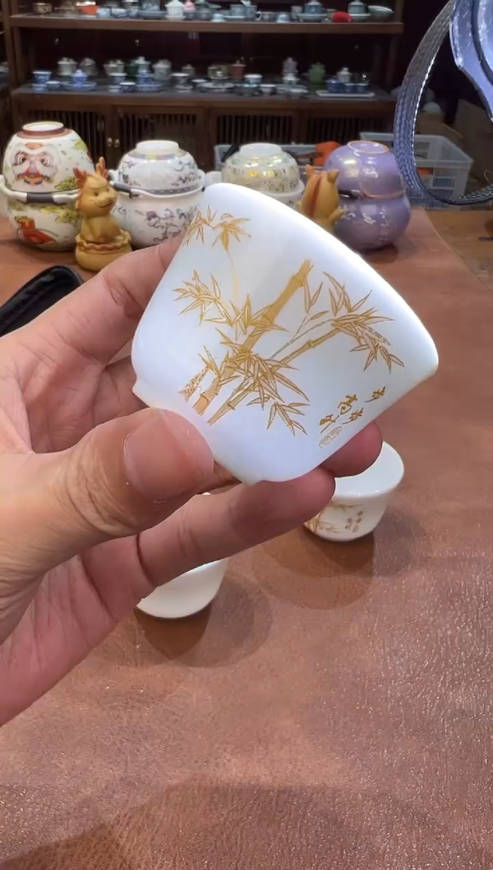 真的很便宜会开片的旅行茶具