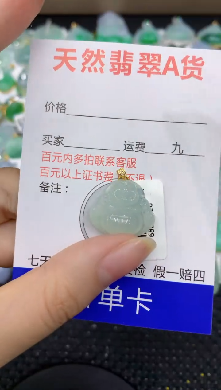 【闪购商品】翡翠颈饰18K金镶嵌11111111111