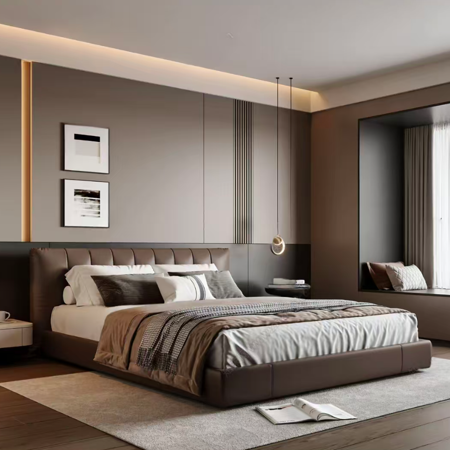 加厚加绒三角格雕花牛奶绒四件套