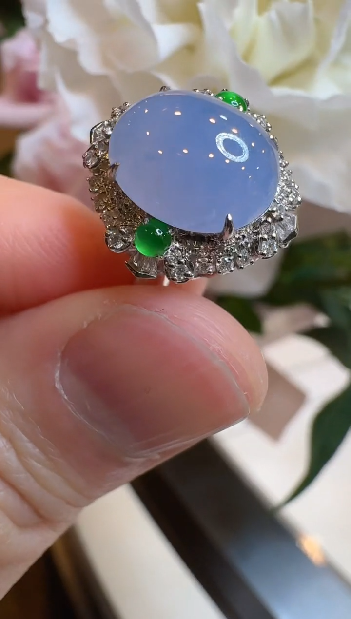 【闪购商品】翡翠戒指18K金镶嵌多样性团购发一件